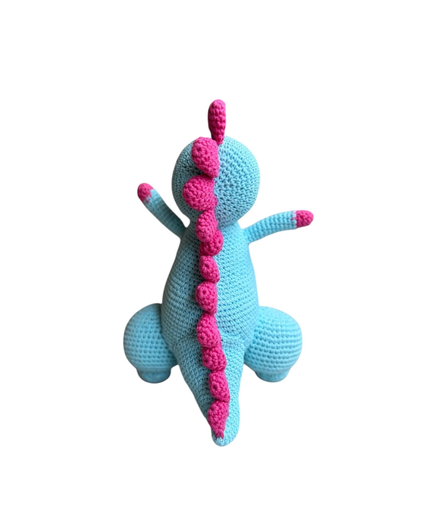 Handmade Crochet Dinosaur Soft Toy - 25 cm