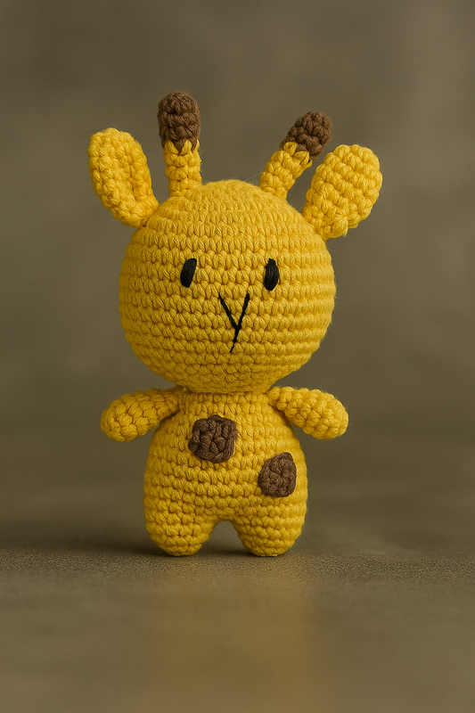 Handmade Crochet Giraffe -15 cm