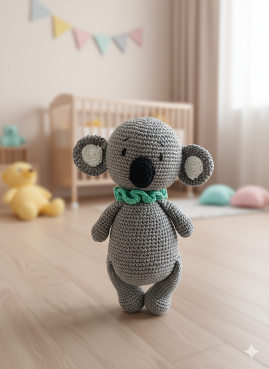Handmade Crochet Koala Soft Toy - 25cm