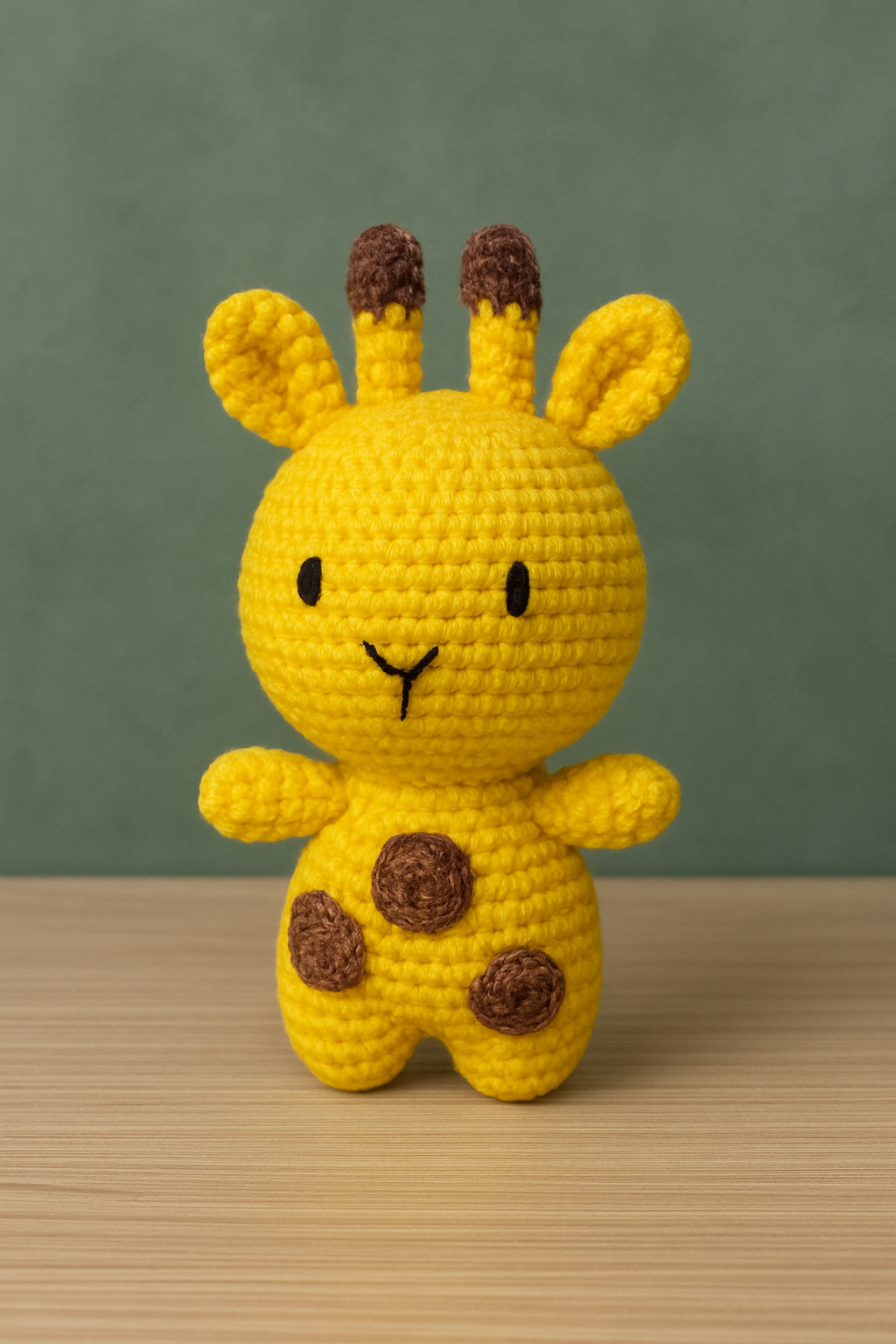 Handmade Crochet Giraffe -15 cm