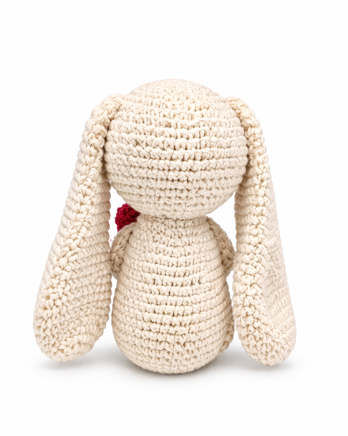 MynaMo Little Souls Handmade Crochet Bunny with Heart