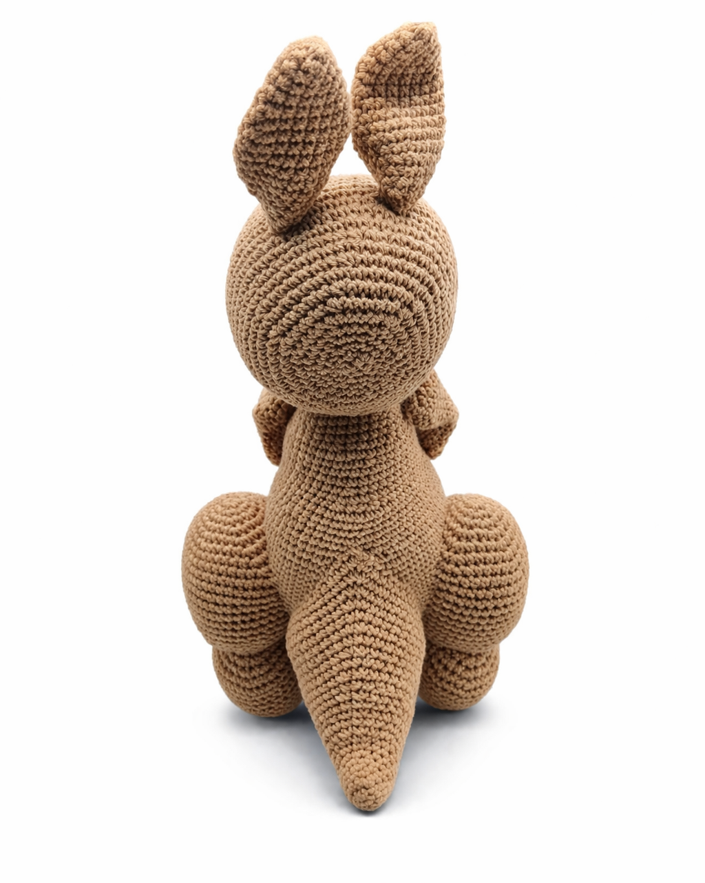 Handmade Crochet Kangaroo with Baby - 35 cm
