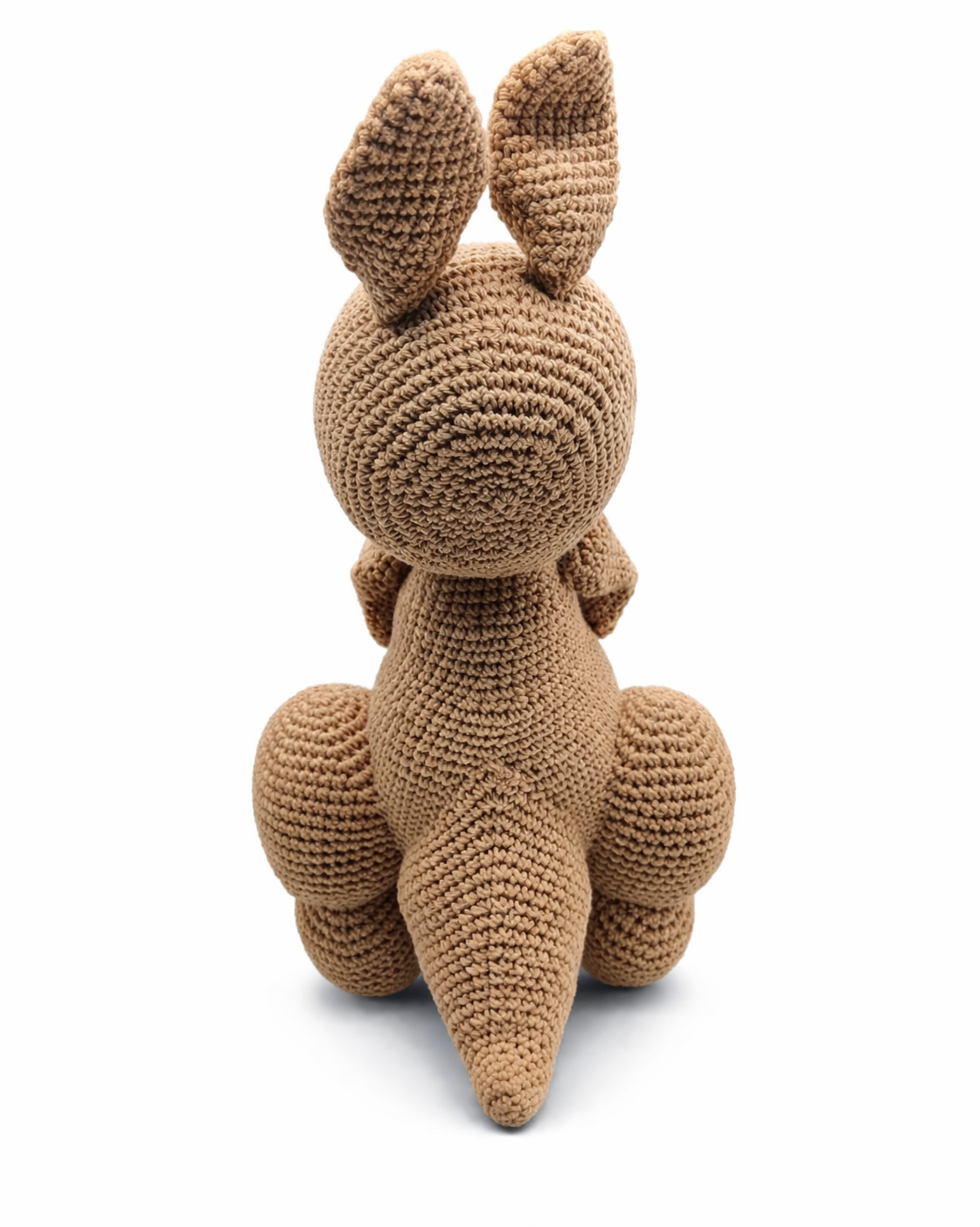 Handmade Crochet Kangaroo with Baby - 35 cm