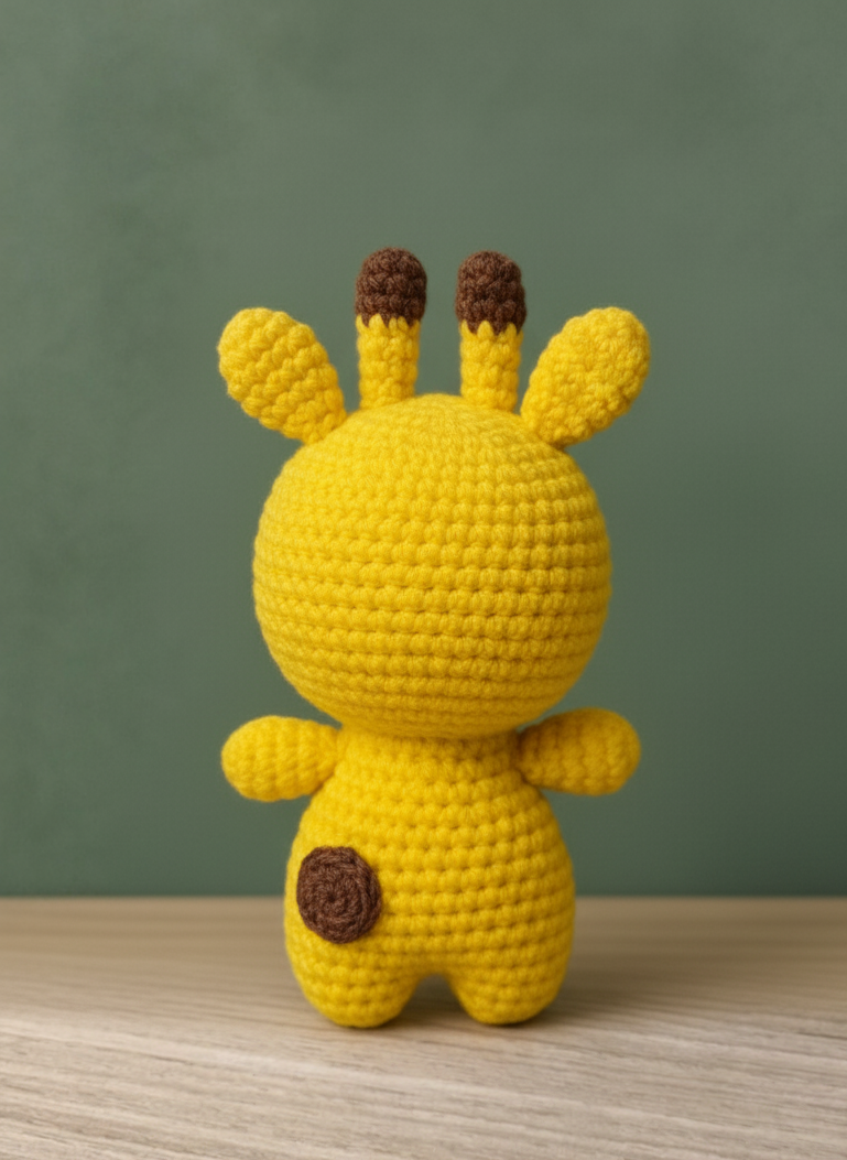 Handmade Crochet Giraffe -15 cm