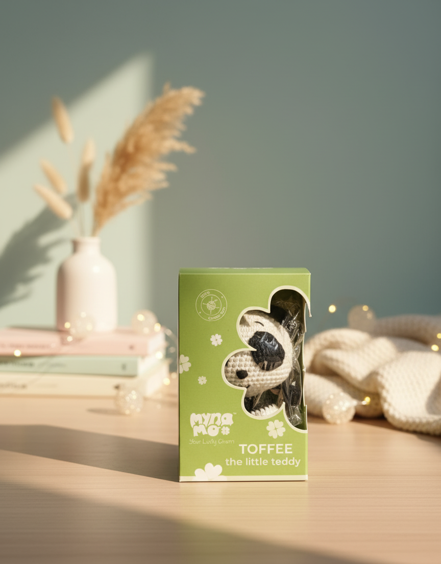 Handmade Crocheted Panda - 15 cm