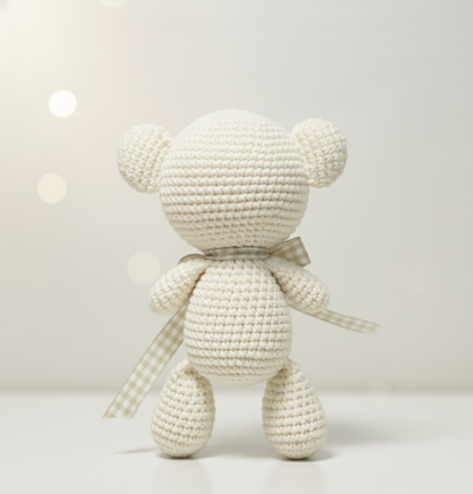 MynaMo Toffee The Teddy – Handmade Crochet Toy | Little Souls Collection - 15m